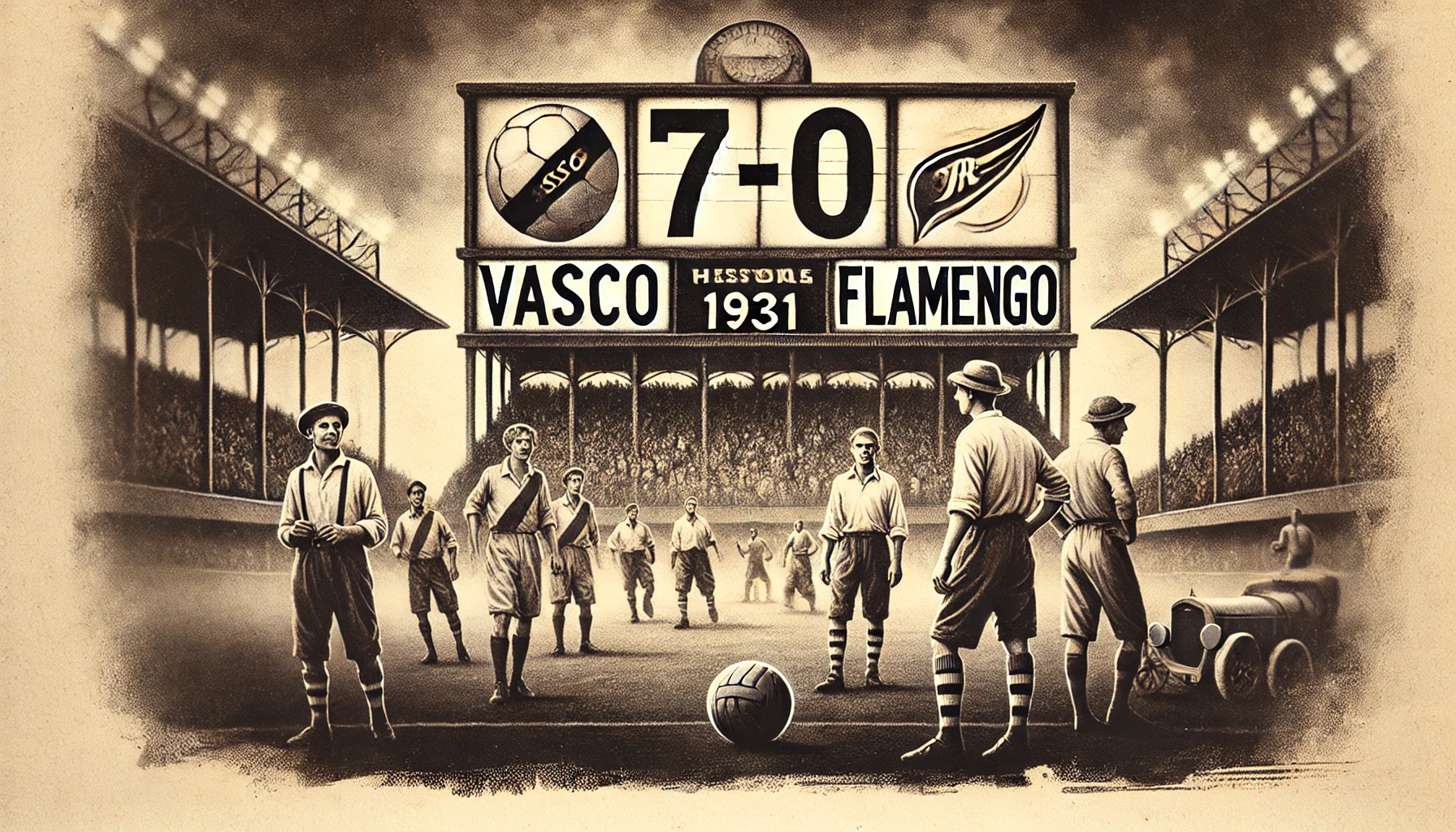 A Maior Goleada do Vasco sobre o Flamengo: A Vitória de 7 a 0 em 1931