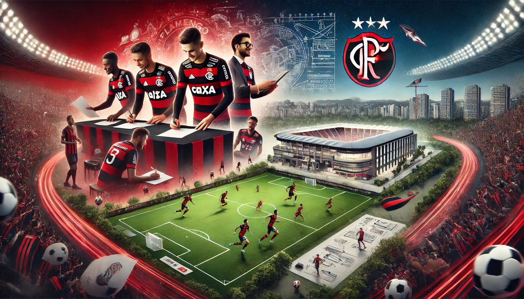 Flamengo Movimenta o Mercado da Bola com Novas Contratações e Projeto de Estádio