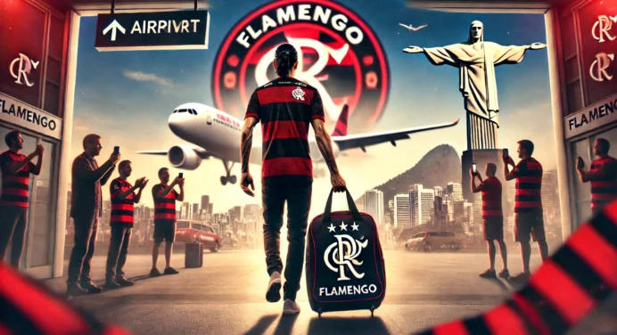 Novo reforço do Flamengo tem data para chegar ao Rio de Janeiro