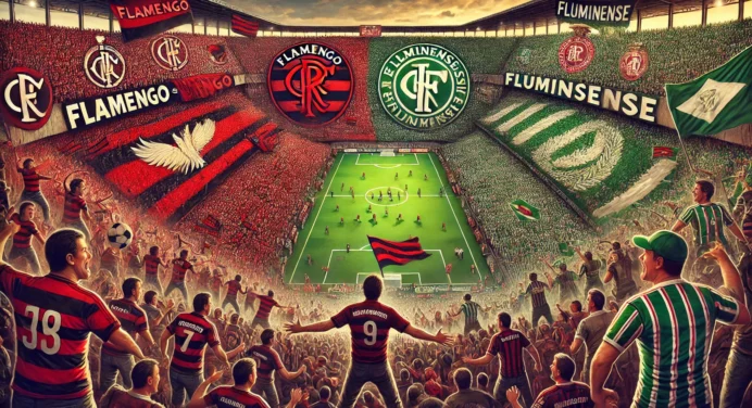 Quantos cariocas o Flamengo tem em cima do Fluminense?