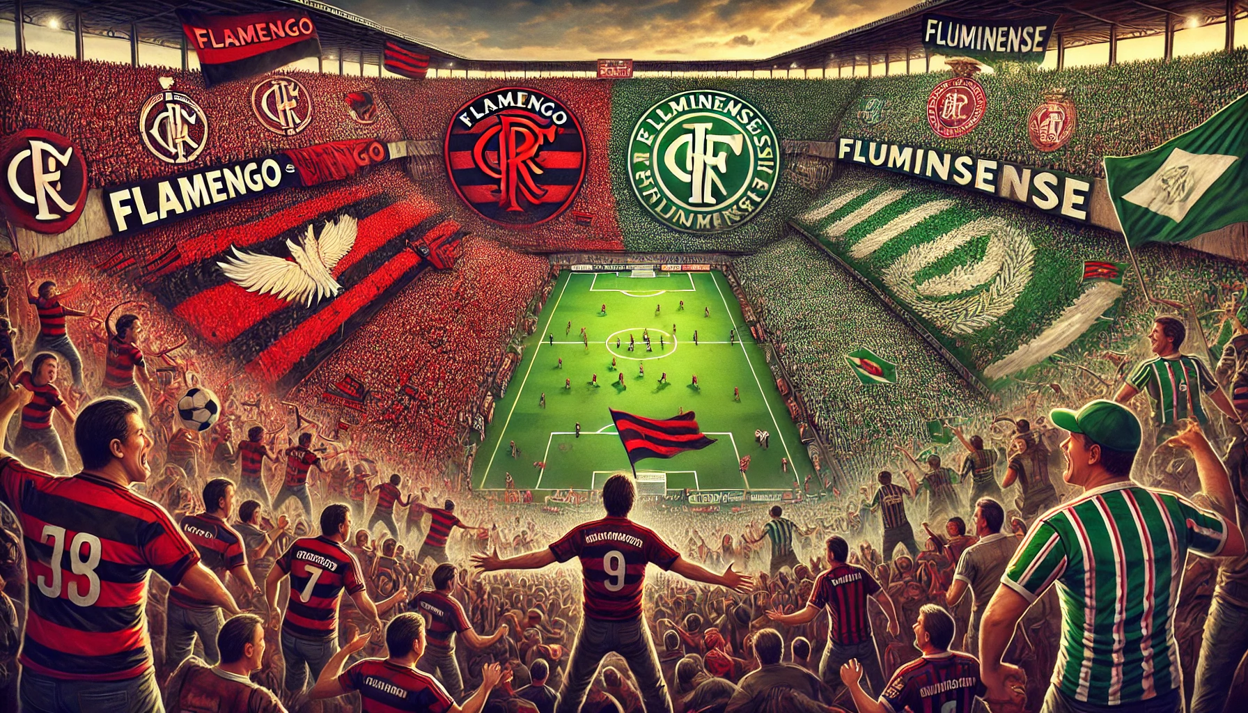 Quantos cariocas o Flamengo tem em cima do Fluminense?