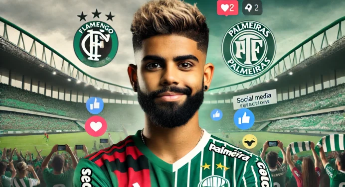 “Vocês Estão Chatos” – Gabigol Provoca Torcedores do Flamengo Após Foto com Camisa do Palmeiras